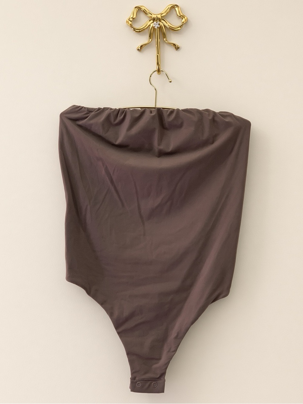 🤎 Limited Edition SKIMS Fits Everybody Strapless Bodysuit | Umber | Sz. S | NWT